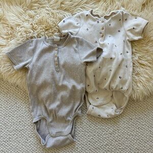 H&M Ribbed Onesies